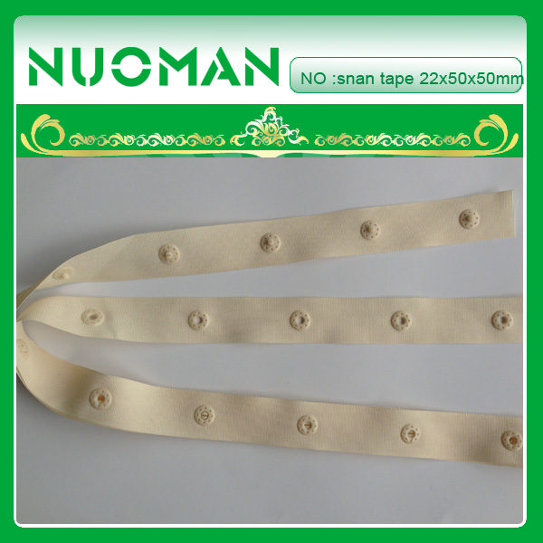 Snap button tape 22x50x50mm